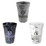 DA70417 17 oz. Marble Stadium Cup with Custom Imprint